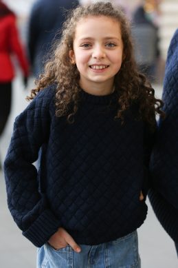 Navy Squares for children